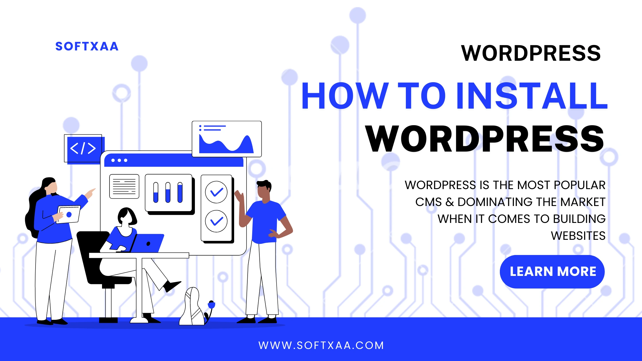 How to install WordPress in Softxaa